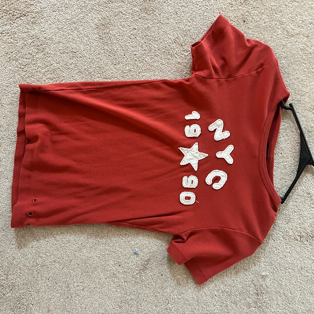 Urban Outfitters Red Graphic Tee